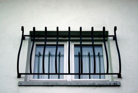 Protection de fenêtre en fer forgé
